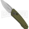 Kershaw Launch 9 OD Green Automatic Knife CA Legal - Stonewash Plain -Grindworx Kershaw Launch 9 Auto OD Green Working KER7250OLSW BHQ 113298 jr large