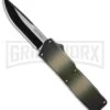 Lightning Camo D/A OTF Automatic Knife - Two-Tone Plain