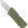 Lightning Fireball OD Green D/A OTF Automatic Knife - Tanto Satin Plain -Grindworx Lightning Fireball OD Green DA OTF Auto Satin Tanto GX 37450 jr large
