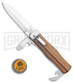 Mikov 241 Predator Cocobolo Multi-Tool Automatic Knife - Polish Plain -Grindworx Mikov 241 Predator Multi Tool Auto Cocobolo Polish BHQ 109093 jr bottlecap large
