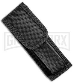 Milano 9" Italian Stiletto Black Wood Automatic Knife - Bayonet Gold -Grindworx Milano 9in Italian Stiletto Black Wood Auto Bayo Gold GSE019GDWBK GX 33528 jr sheath large