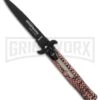 AKC Bill DeShivs Tactical Sim Snake Leverletto Automatic Knife - Bayonet