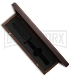 AKC World 9" Swinguard Ivory/Black Bolsters W/Box Automatic Knife - Polish -Grindworx akc box black gx large