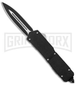 Night Owl Dagger D/A OTF Automatic Knife - Black Plain