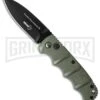 Boker Kalashnikov Dagger OD Green Automatic Knife - Black Plain -Grindworx boker kalashnikov 01kals bhq1 cm large