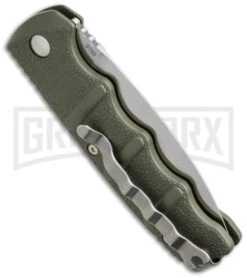 Boker Kalashnikov Dagger OD Green Automatic Knife - Satin Plain -Grindworx boker kalashnikov kals14 bhq3 side cm large