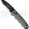 Boker Mini Kalashnikov Gray Automatic Knife - Black Serr -Grindworx boker kalashnikov mini 01kals73b large