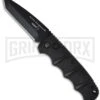 Boker Kalashnikov Black Automatic Knife - Tanto Black Plain -Grindworx boker kalashnikov tanto 01kals74bt large
