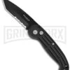 Boker Magnum Black Automatic Knife - Tanto Black Serr