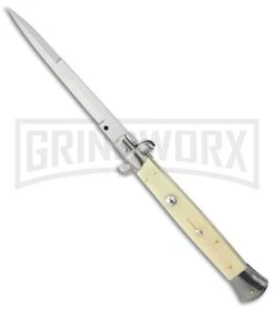 Frank B. 11" Camel Bone Handle Stiletto (Bayo)