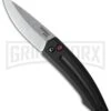 Kershaw Launch 2 Black Aluminum Automatic Knife - Stonewash Plain