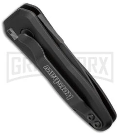 Kershaw Launch 4 Black Automatic Knife CA Legal - Black Plain -Grindworx kershaw launch auto 4 7600blk side cm large