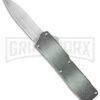 Lightning Camo D/A OTF Automatic Knife - Satin Dagger
