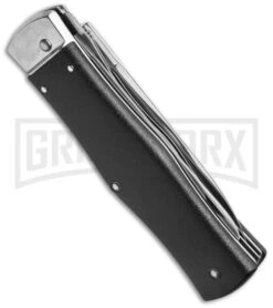 Mikov 241 Predator ABS Black Automatic Leverlock Knife W/ Saw -Grindworx mikov abs w saw side cm large