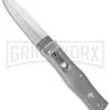Mikov 241 Predator ABS Silver Automatic Leverlock Knife - Satin Plain