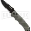 Schrade Extreme Survival OD Green Automatic Knife - Black Serr -Grindworx schrade extreme survival od green spear serrated sc60ods large
