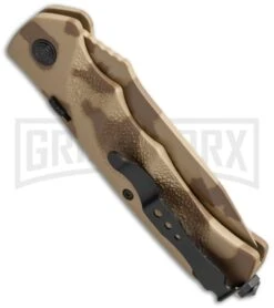 Schrade Extreme Survival SC60DT Desert Camo Automatic Knife - Tanto Plain -Grindworx schrade sc60dts side cm large