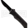 Schrade SCHOTF7BS Black OTF Spring Assisted Knife - Black Serr -Grindworx schrade schotf7bs large