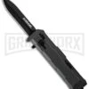 Schrade SCHOTF8B Viper OTF Gray Automatic Knife - Black Plain -Grindworx schrade schotf8b cm large