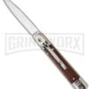 SKM 7.75" Cocobolo Slimline Lever Lock Automatic Knife - Bayonet 1 SKM 7.75" Cocobolo Slimline Lever Lock Automatic Knife - Bayonet -Grindworx skm 8 slimline cocobolo large