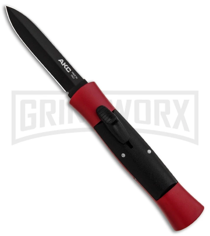 Front Page -Grindworx AKC 007 Concord OTF Red Black Dagger GX 30497 jr large 1
